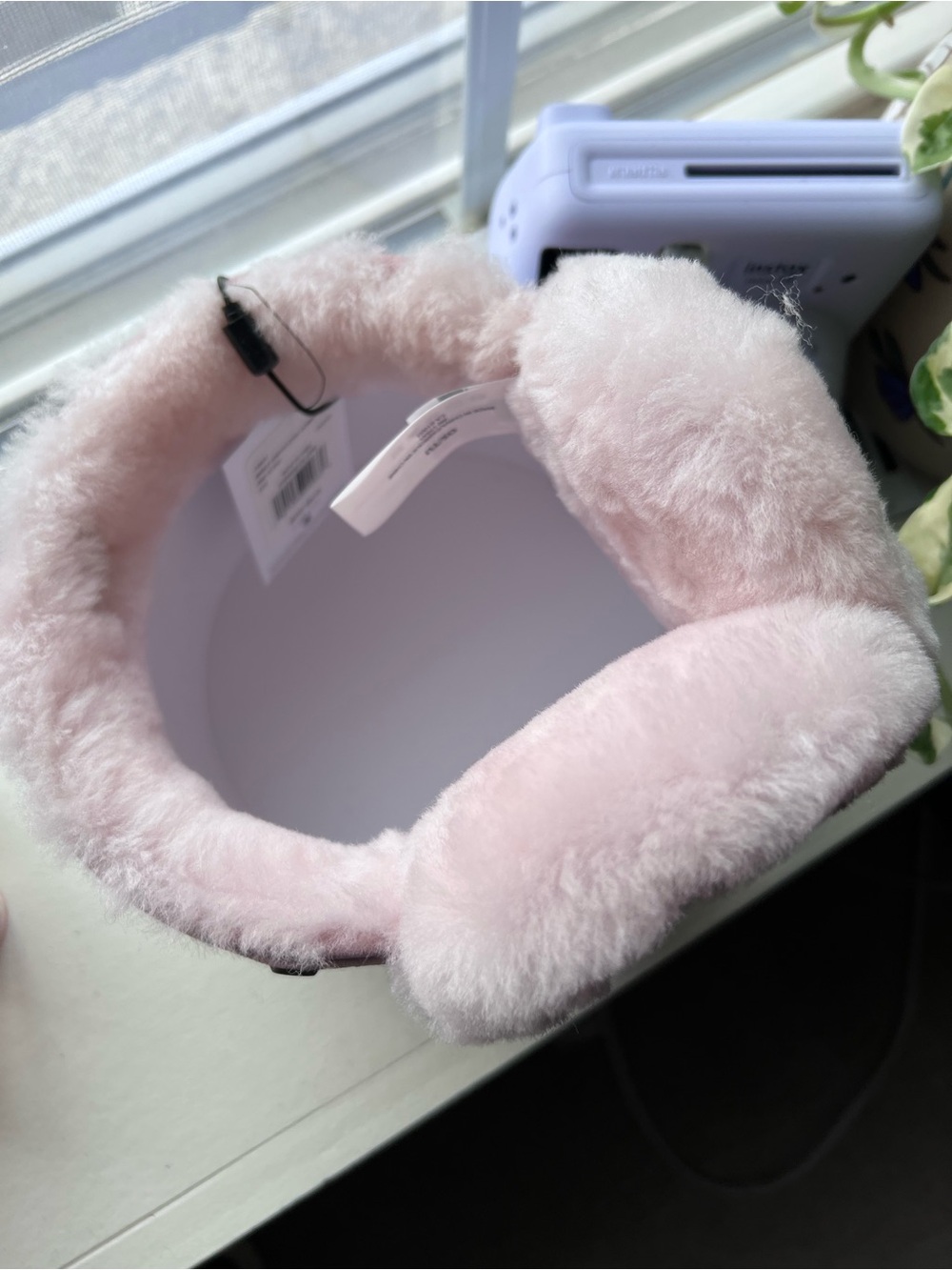 UGG Pink Plush Cloud Ear Muffs